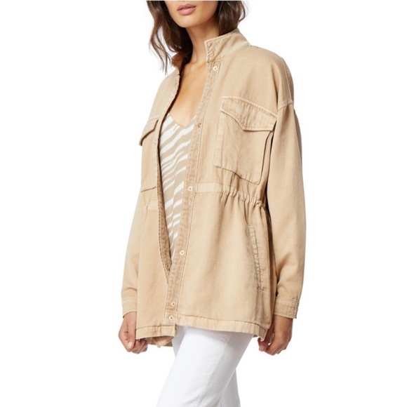 Large Habitual New Tan Kassidy Cavalry Utility Jacket - Picture 2 of 14